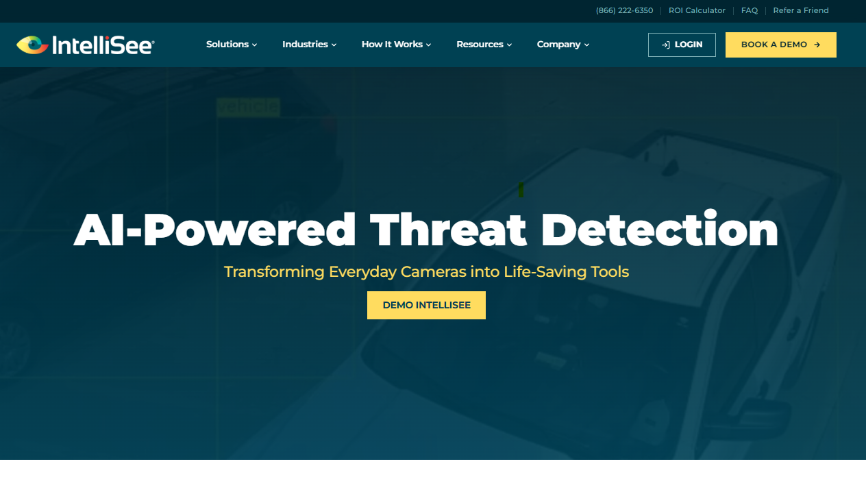 B2B software product website example