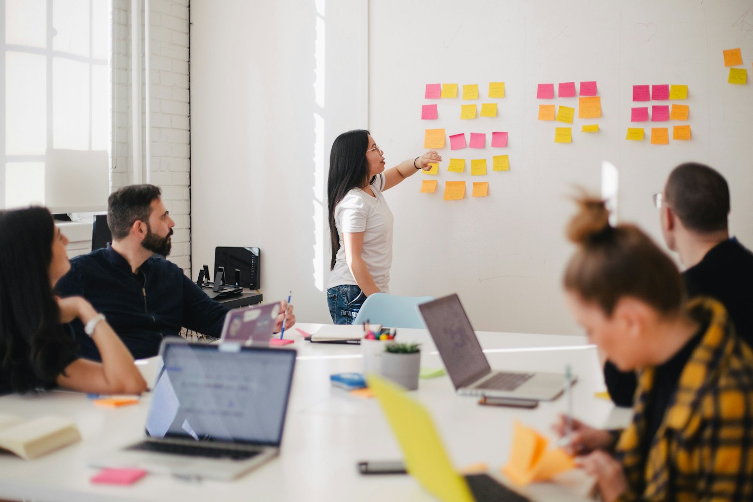 Marketing strategists planning a campaign